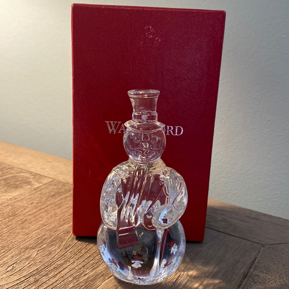 Waterford crystal snowman